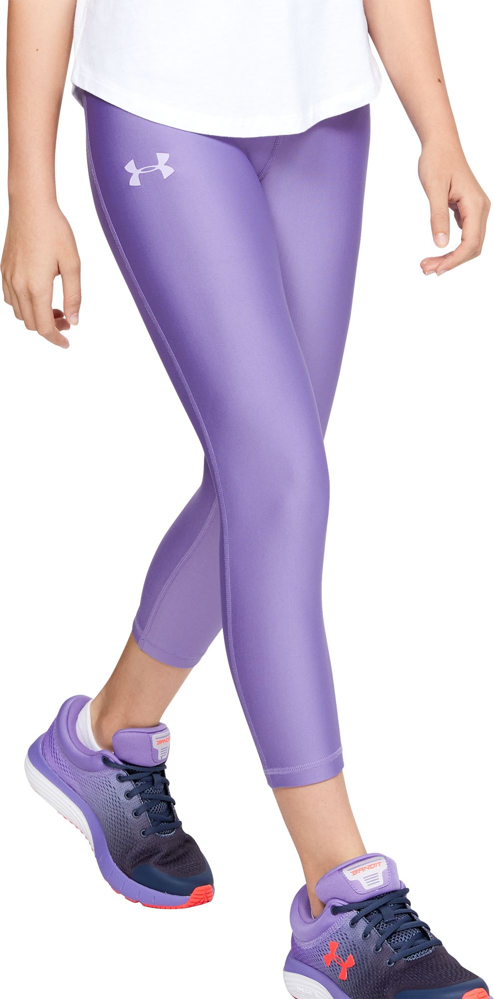 purple under armour leggings