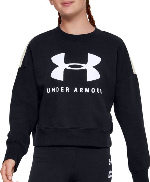 Under Armour Girl's Sportstyle Fleece Crewneck Sweatshirt