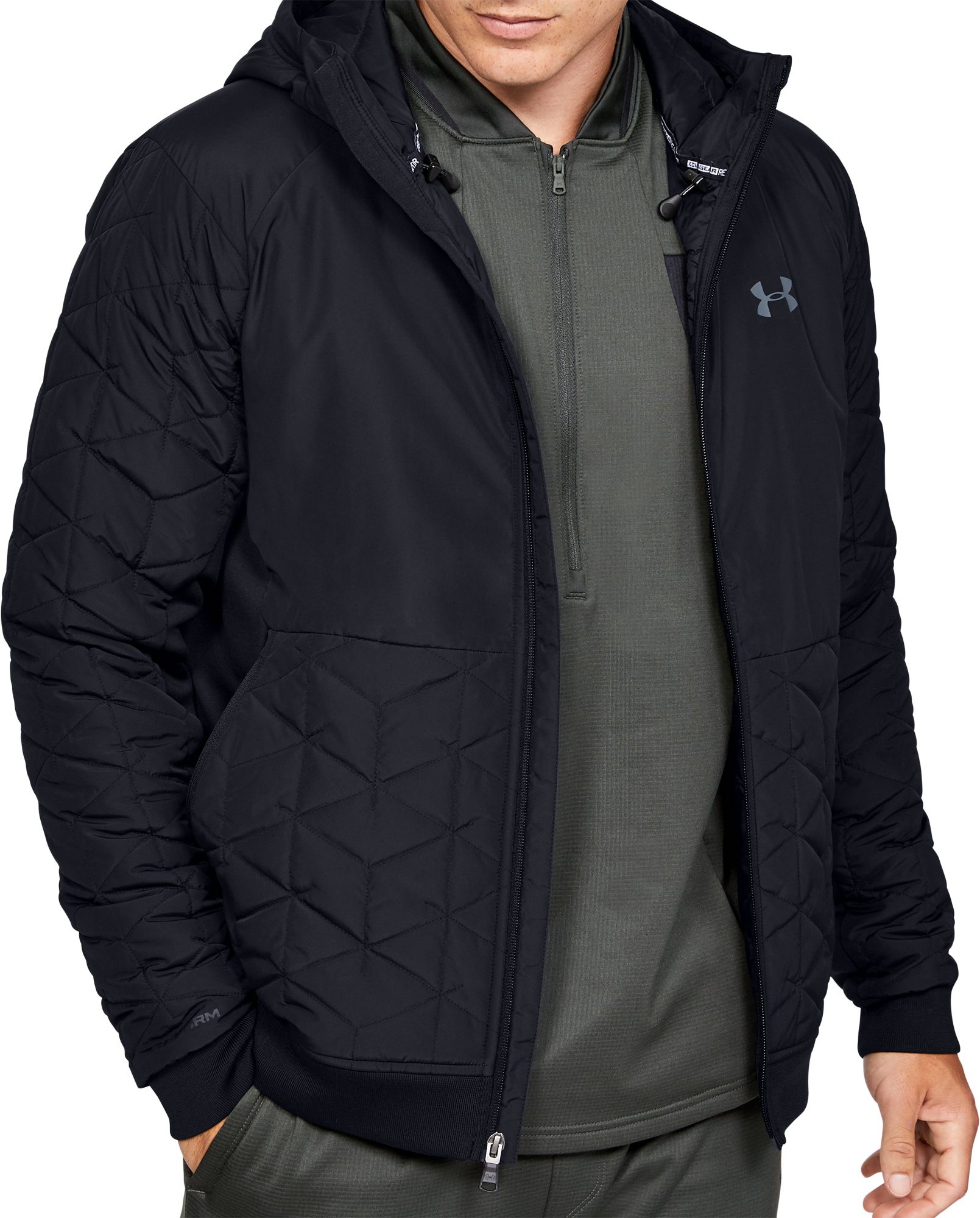 mens black under armour jacket