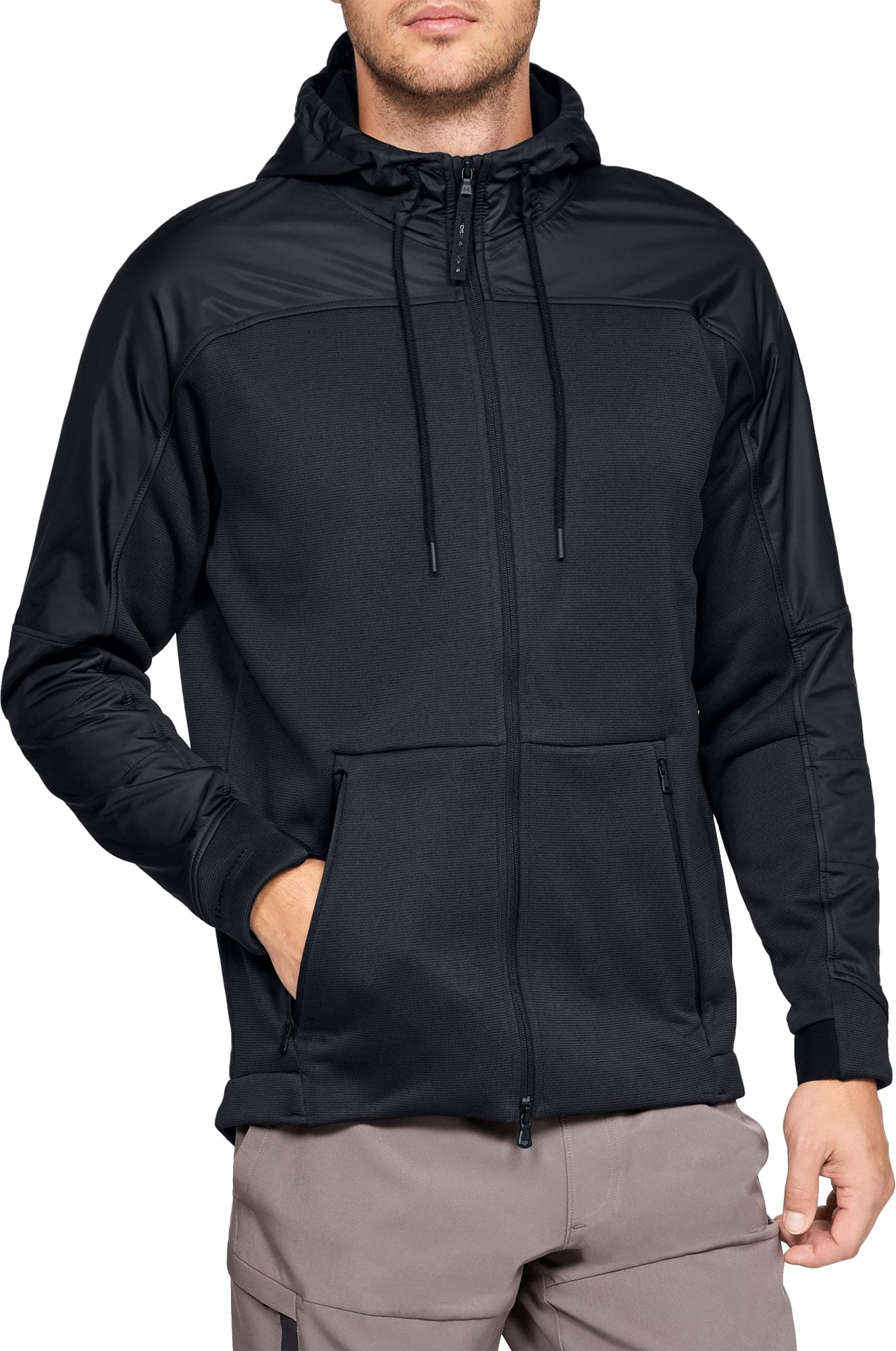 men's under armour coldgear swacket jacket