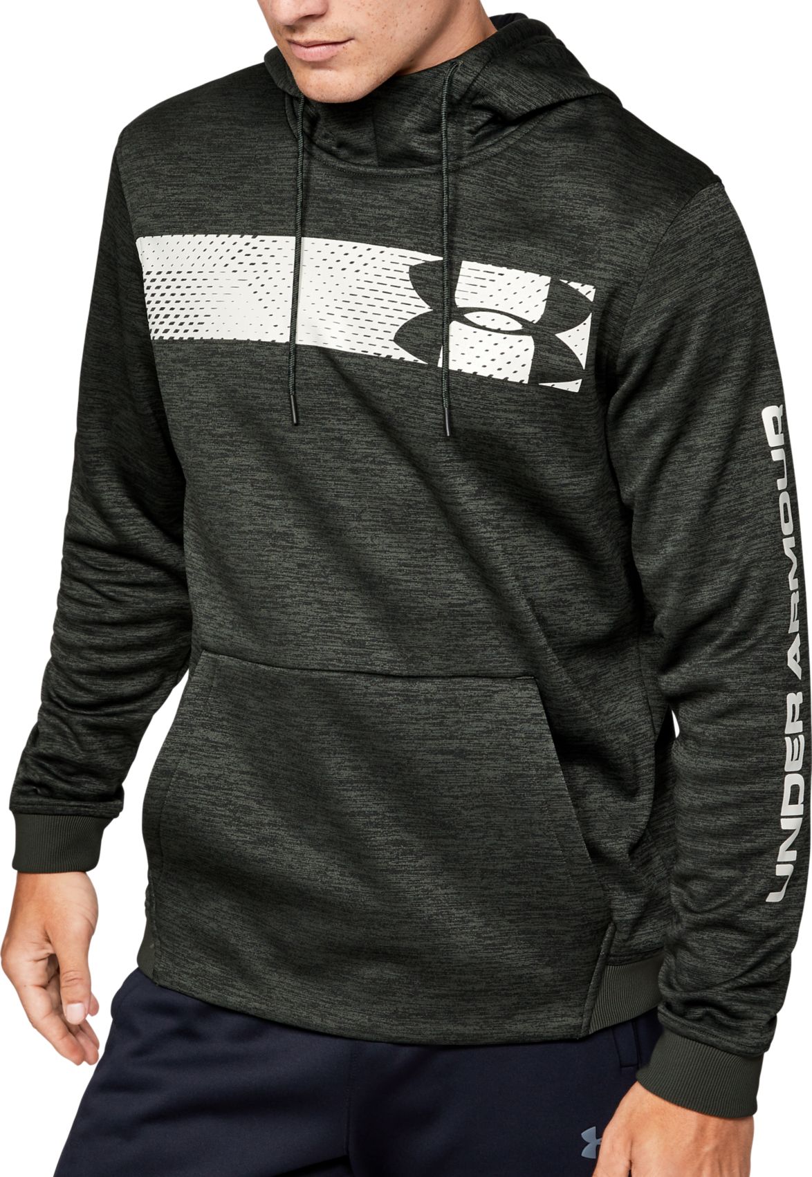 under armour men's performance fleece graphic hoodie