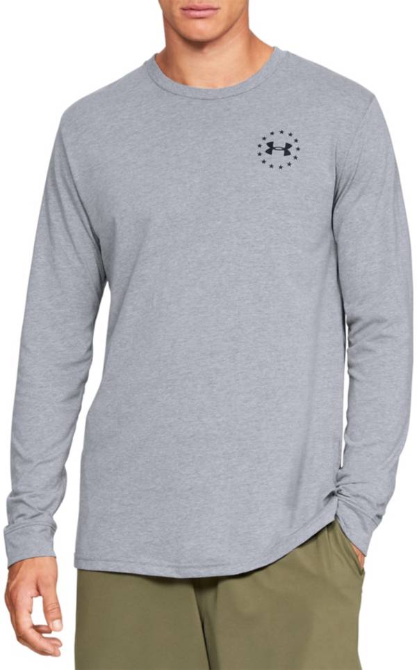 Under Armour Men's Freedom Flag Long Sleeve Shirt (Regular and Big ...