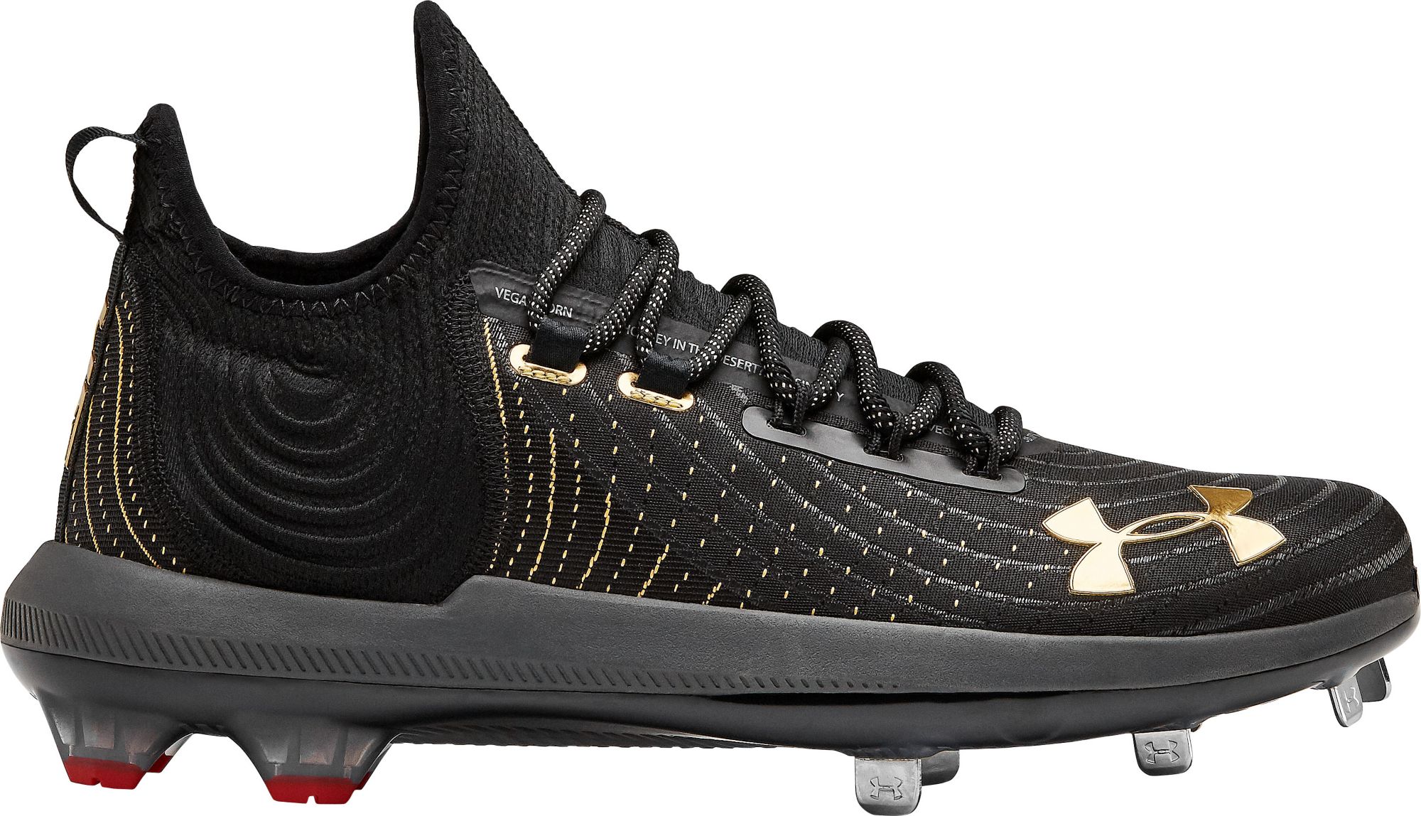 black and gold youth baseball cleats