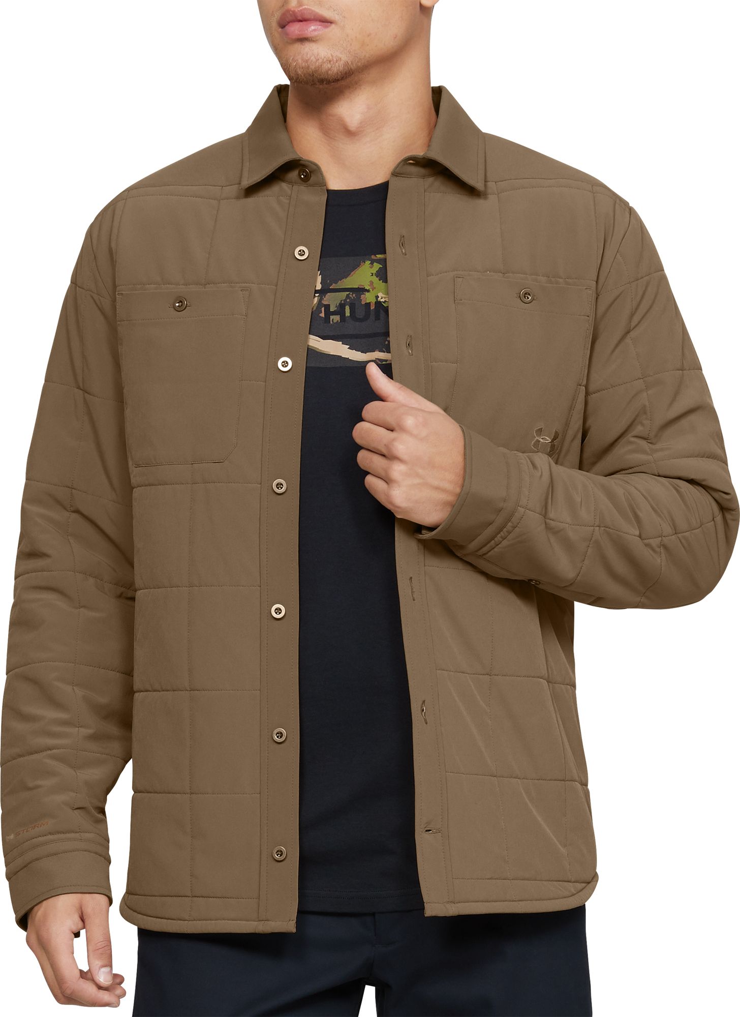 under armor coyote brown shirt