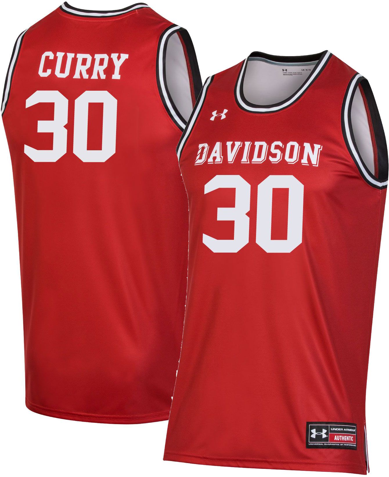 stephen curry red jersey