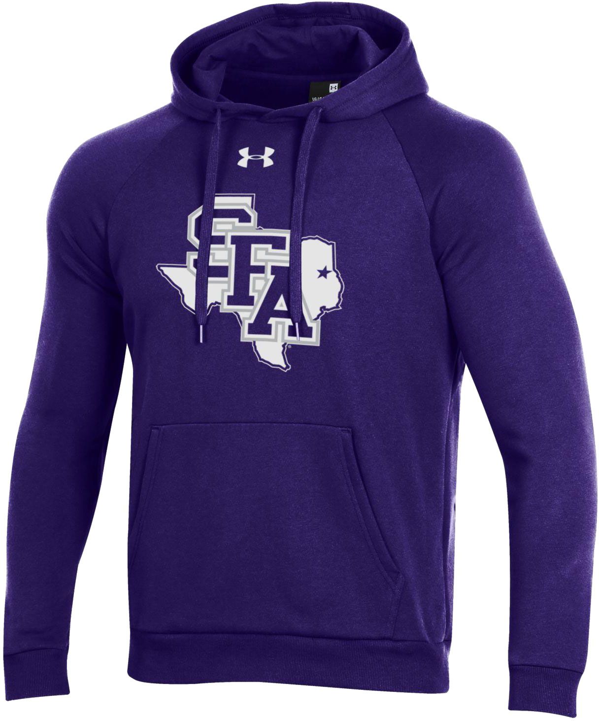 purple under armour hoodie