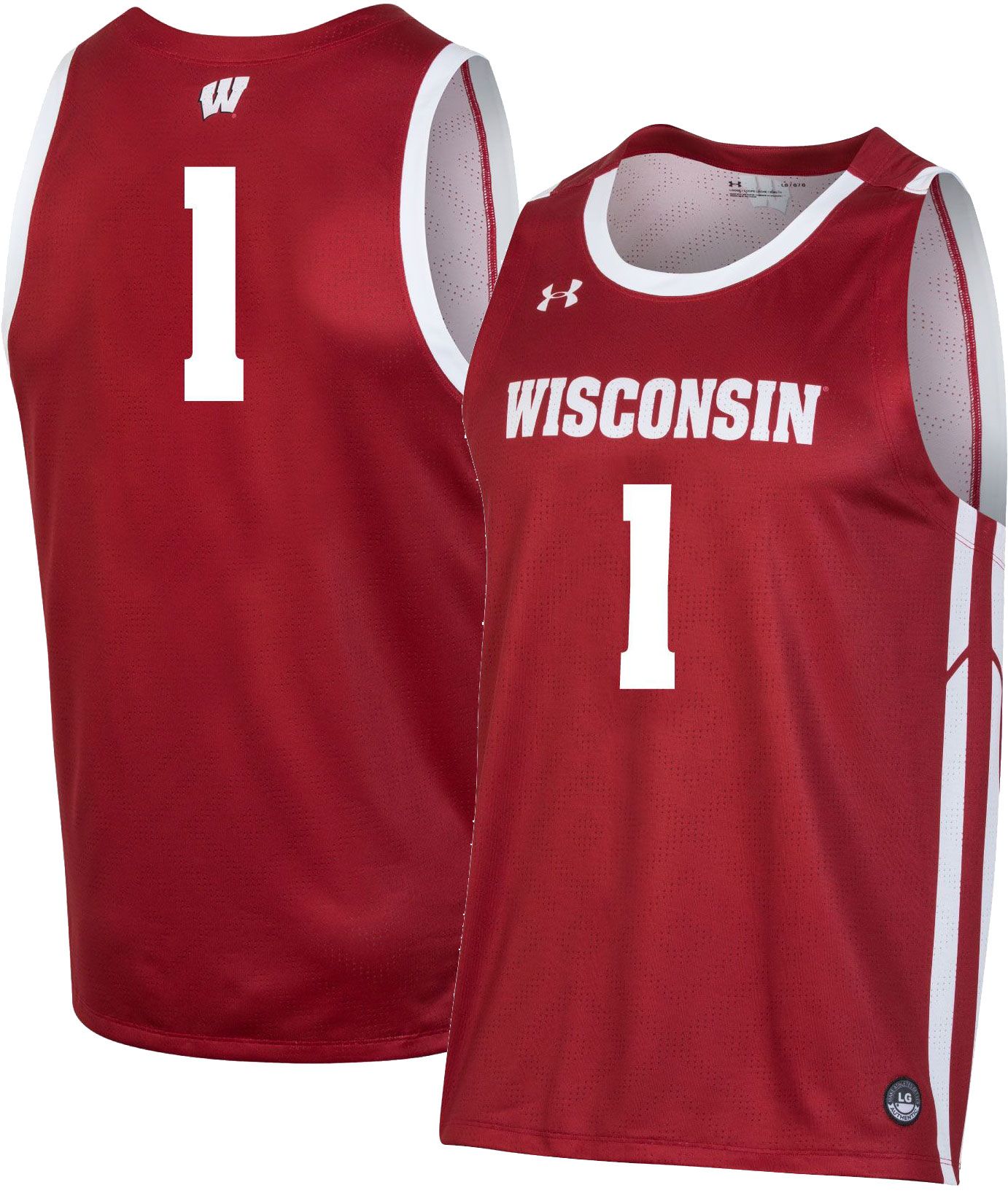 wisconsin badgers basketball jersey