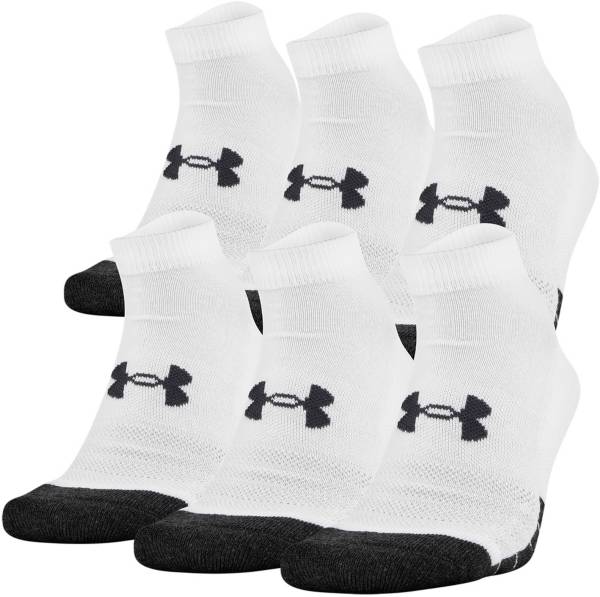 Under Armour UA Performance Tech 3-Pack Crew Socks - Mod Gray/White/Jet Gray