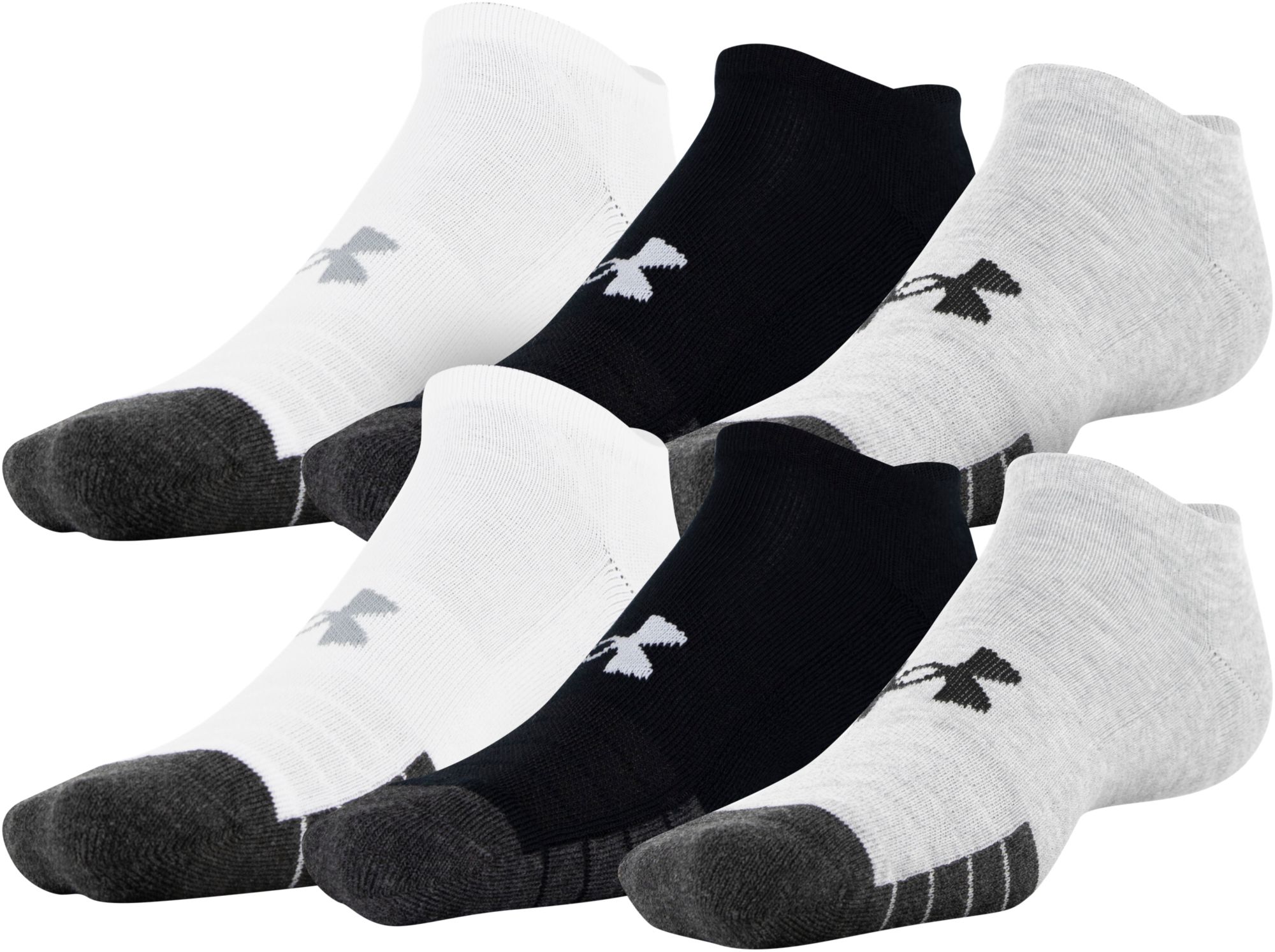 Under Armour Adult Performance Tech No Show Socks - 6 Pack product image