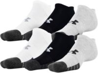 Under Armour Performance Tech (3 Pack) No Show Socks - Grey – Start Fitness