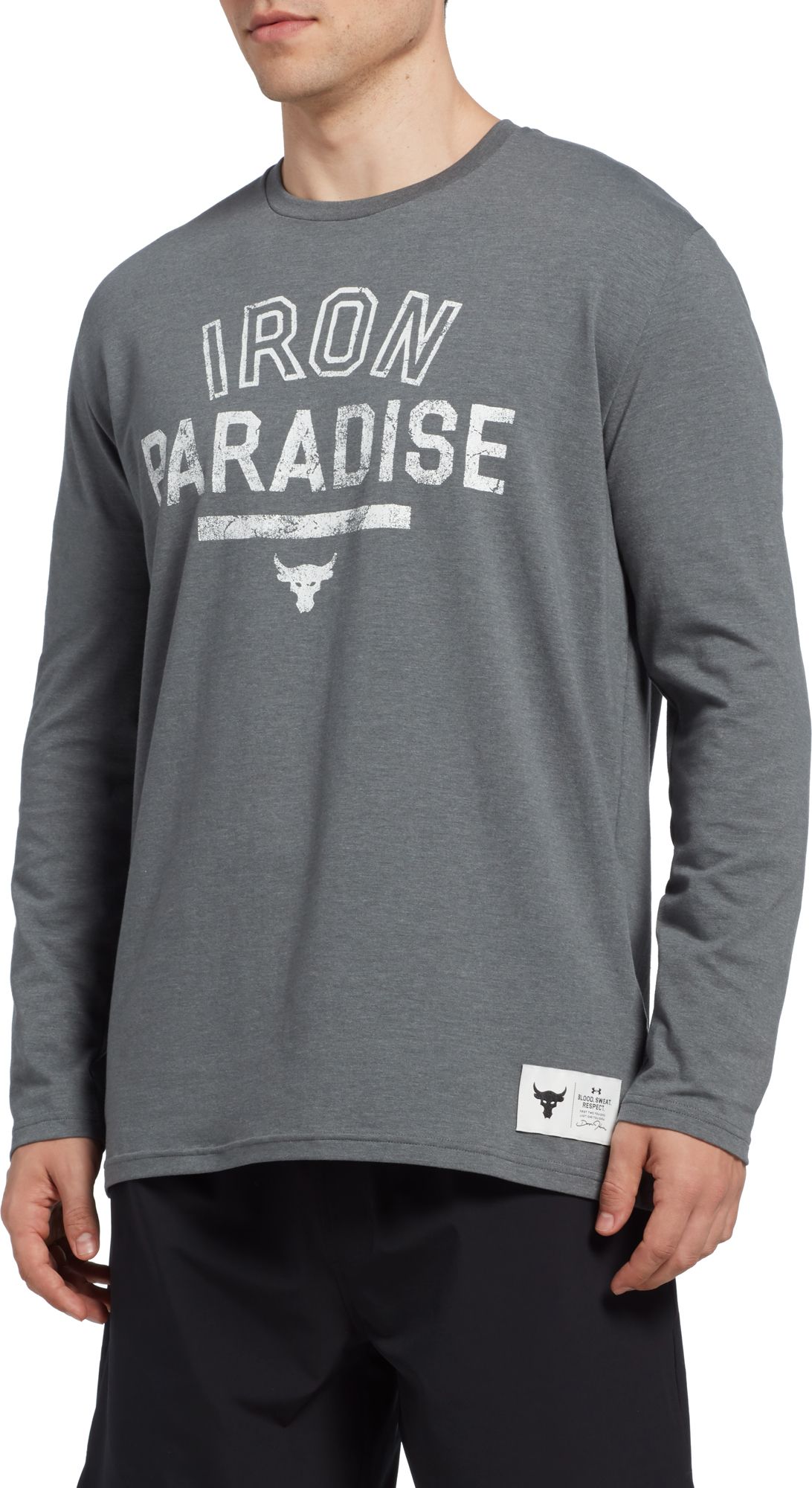 men's project rock iron paradise short sleeve