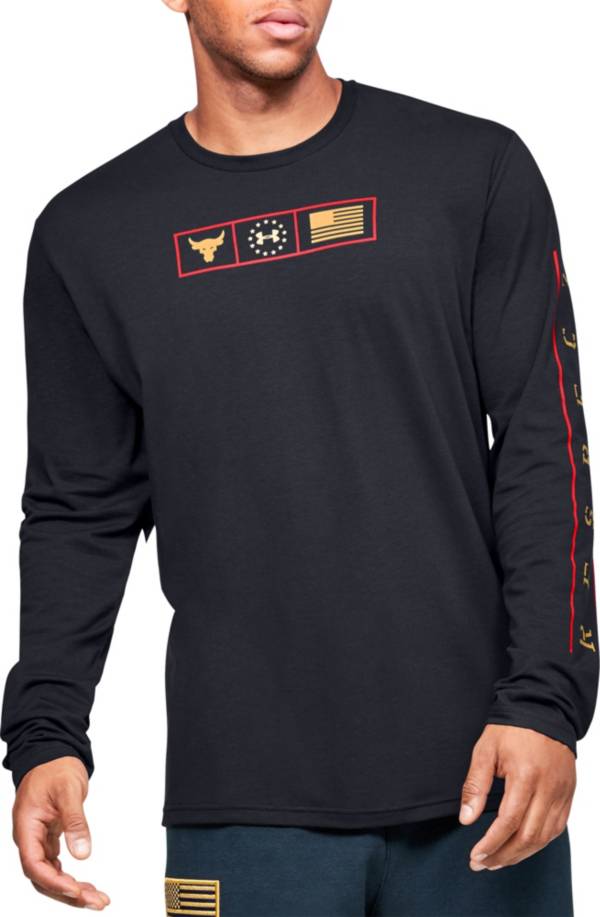 Under Armour Men's Project Rock Respect Graphic Long Sleeve Shirt