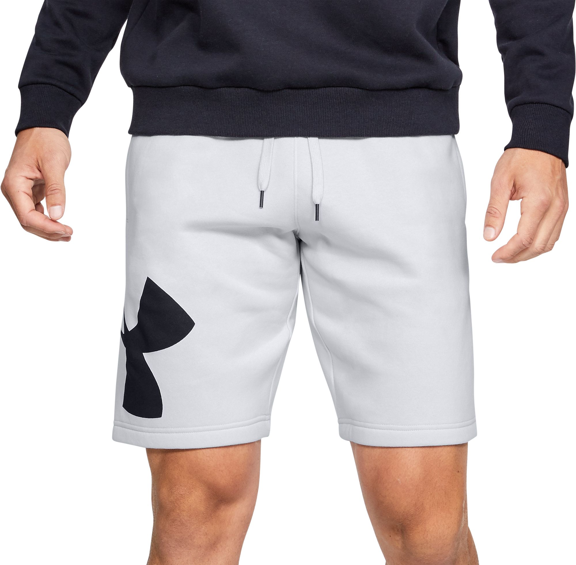 under armour mens grey shorts