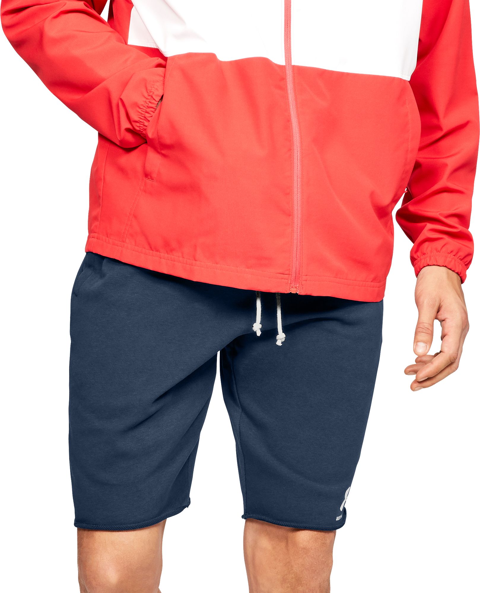 under armour terry fleece shorts