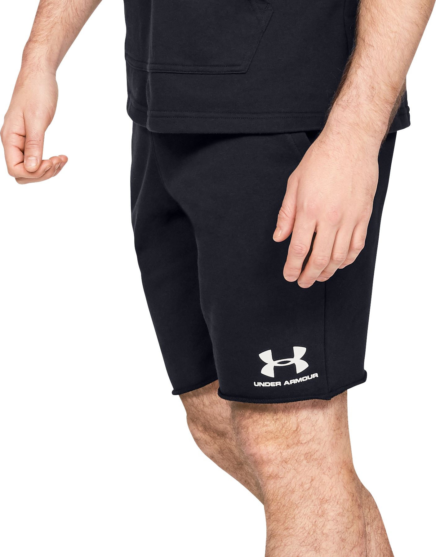 under armour sweatpant shorts