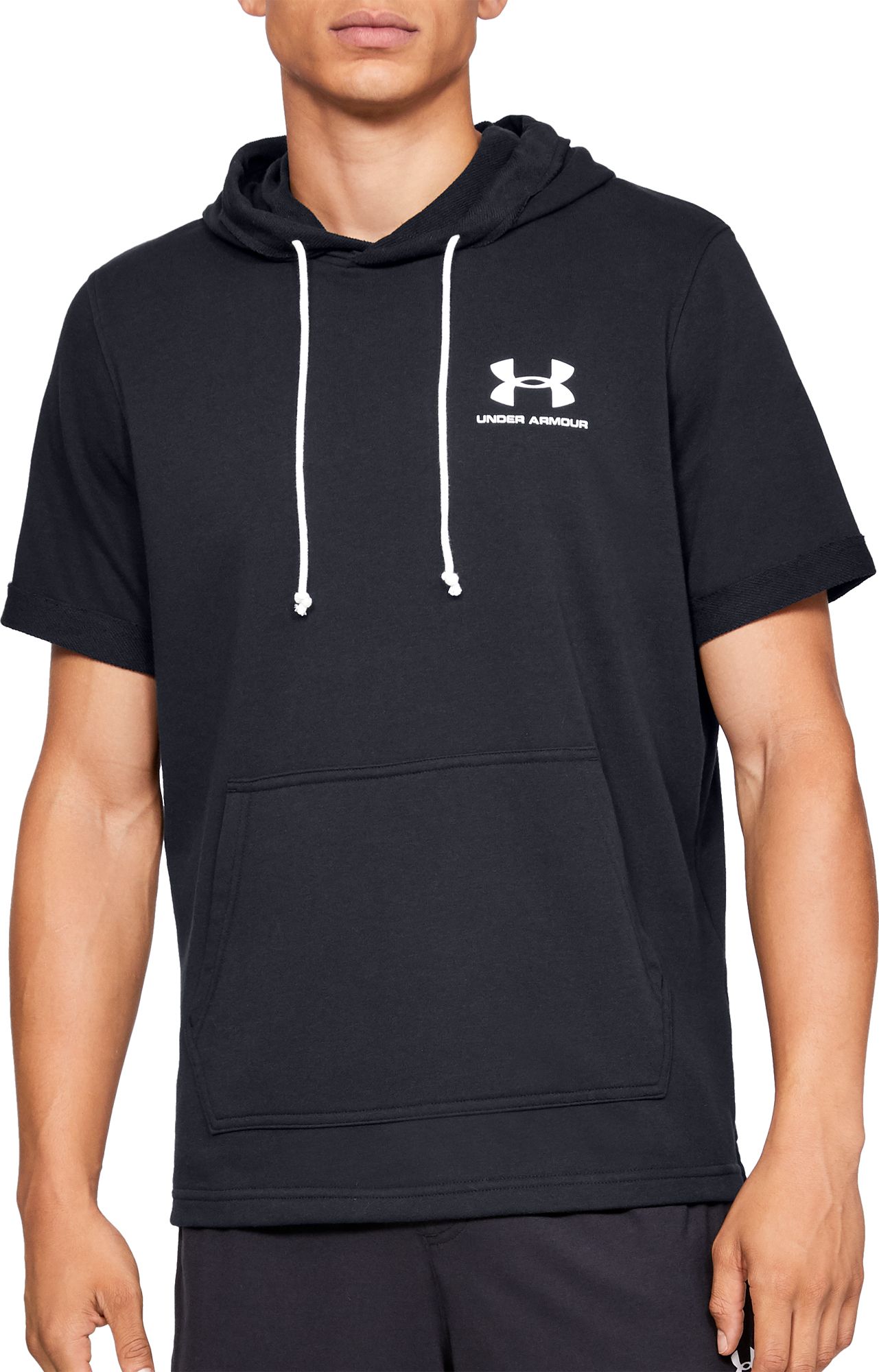mens white under armour hoodie