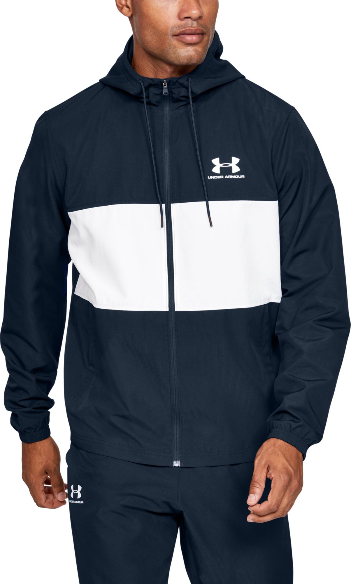 under armour men's sportstyle windbreaker jacket