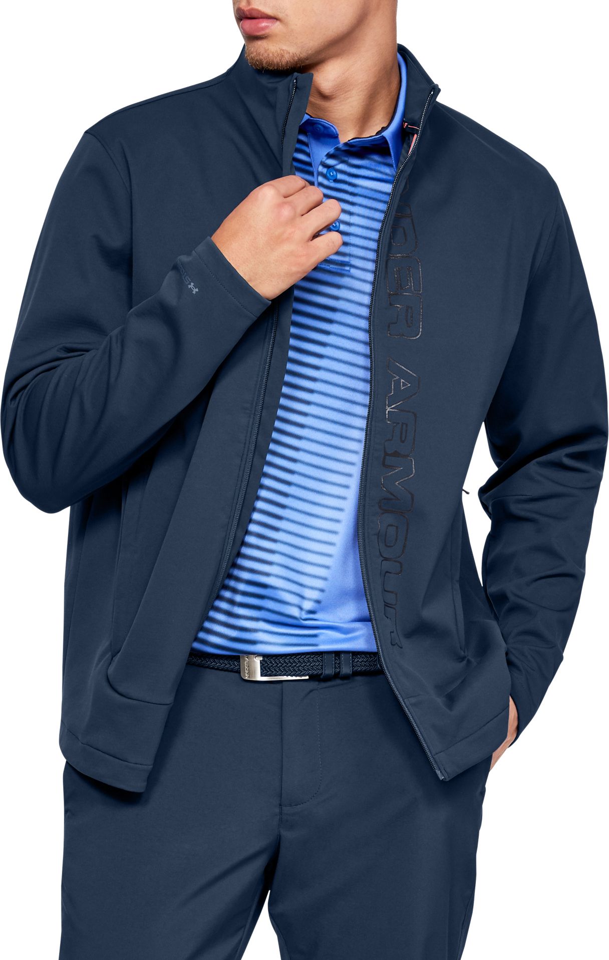 under armour golf zip