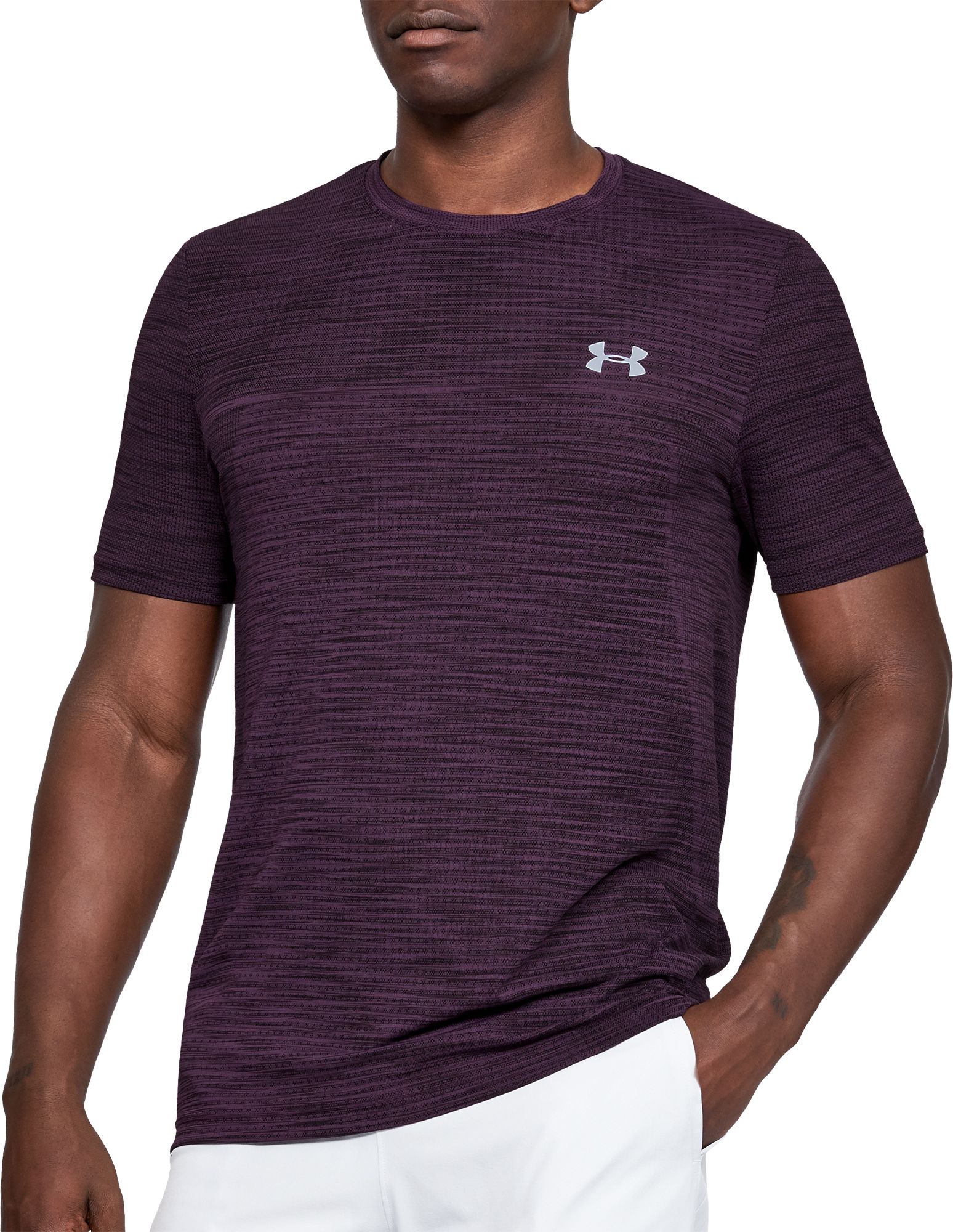 purple under armour t shirt