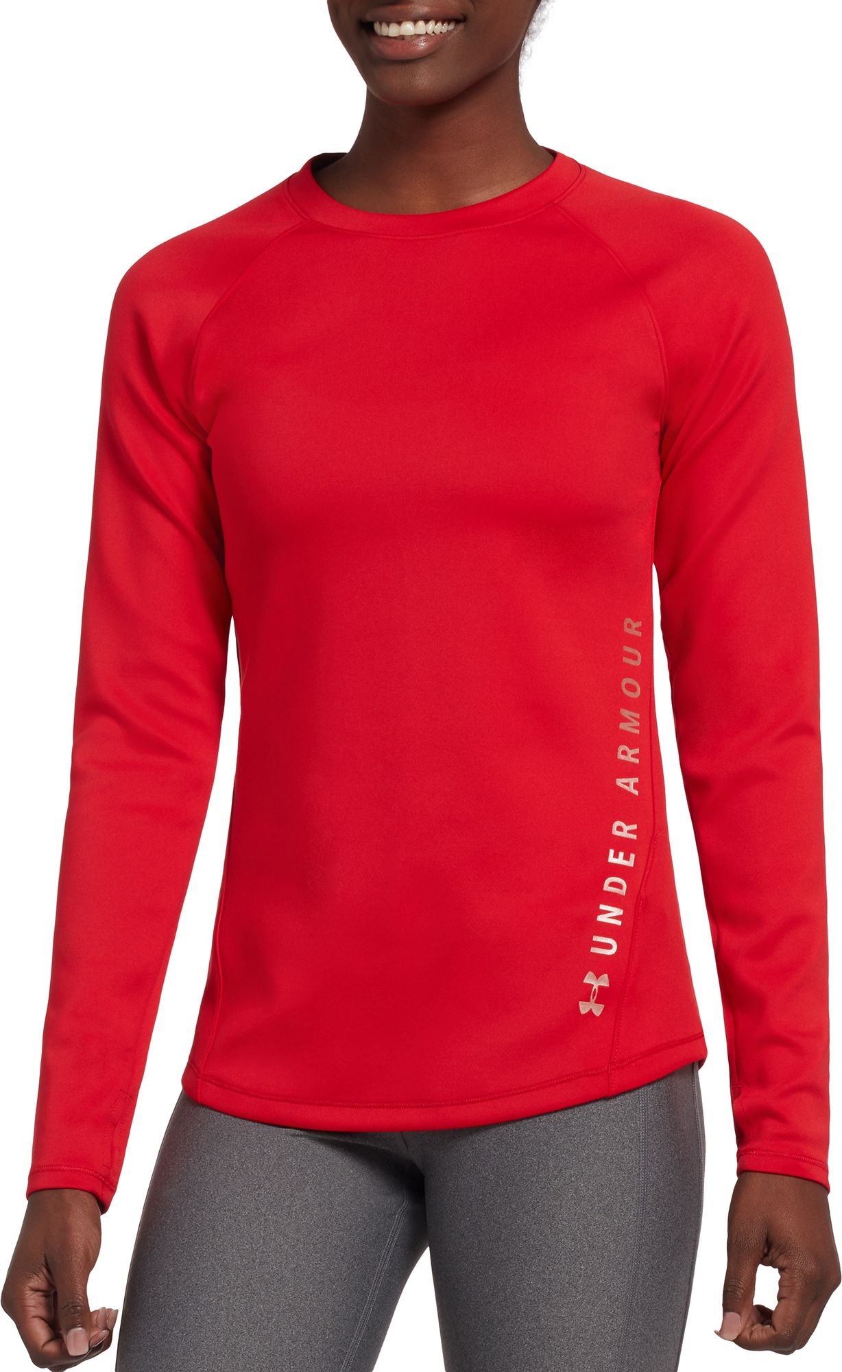 red under armour long sleeve shirt