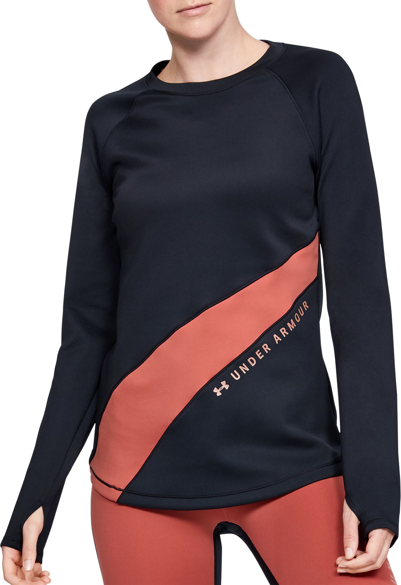 red under armour long sleeve women's