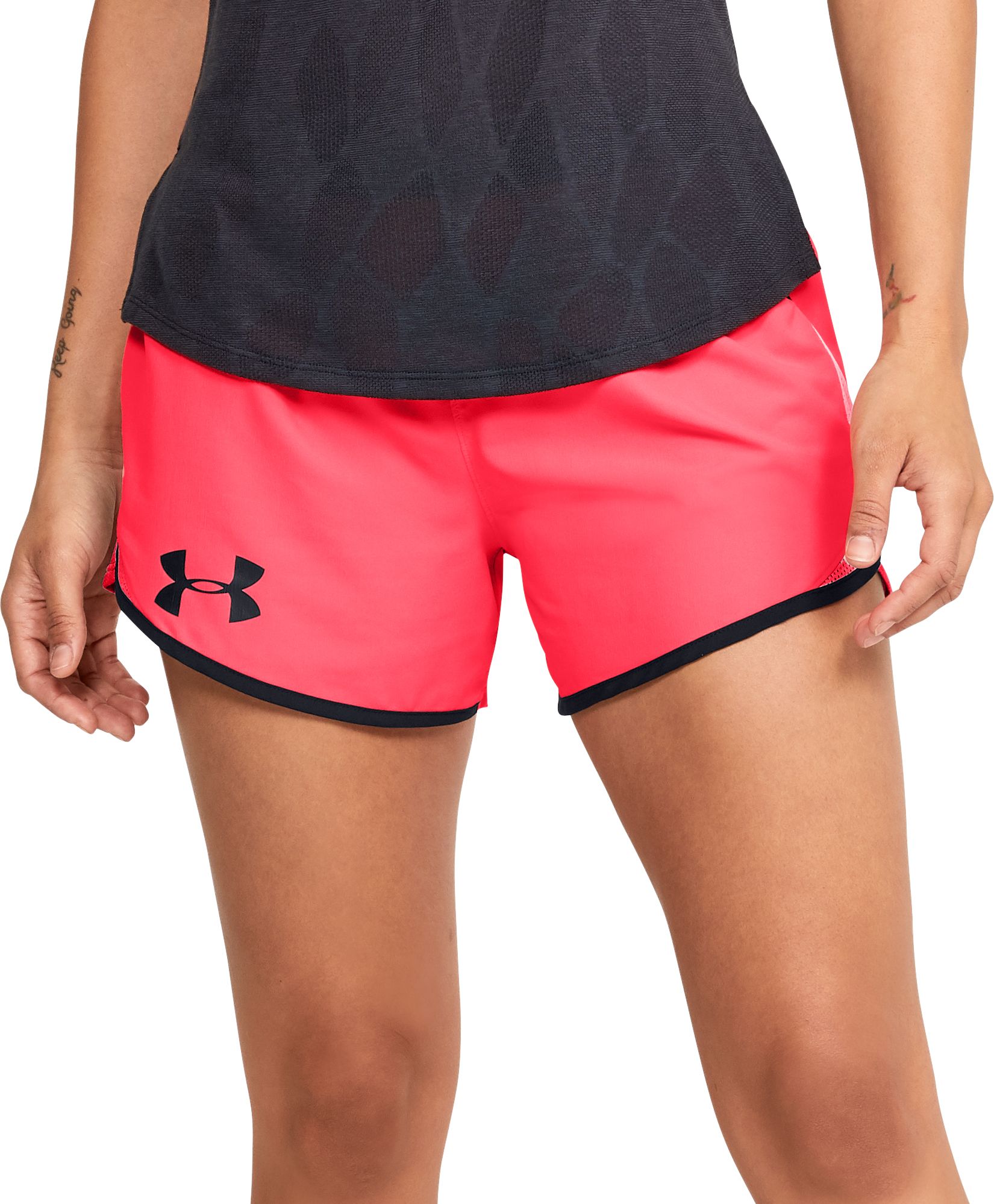 under armour fly by shorts womens