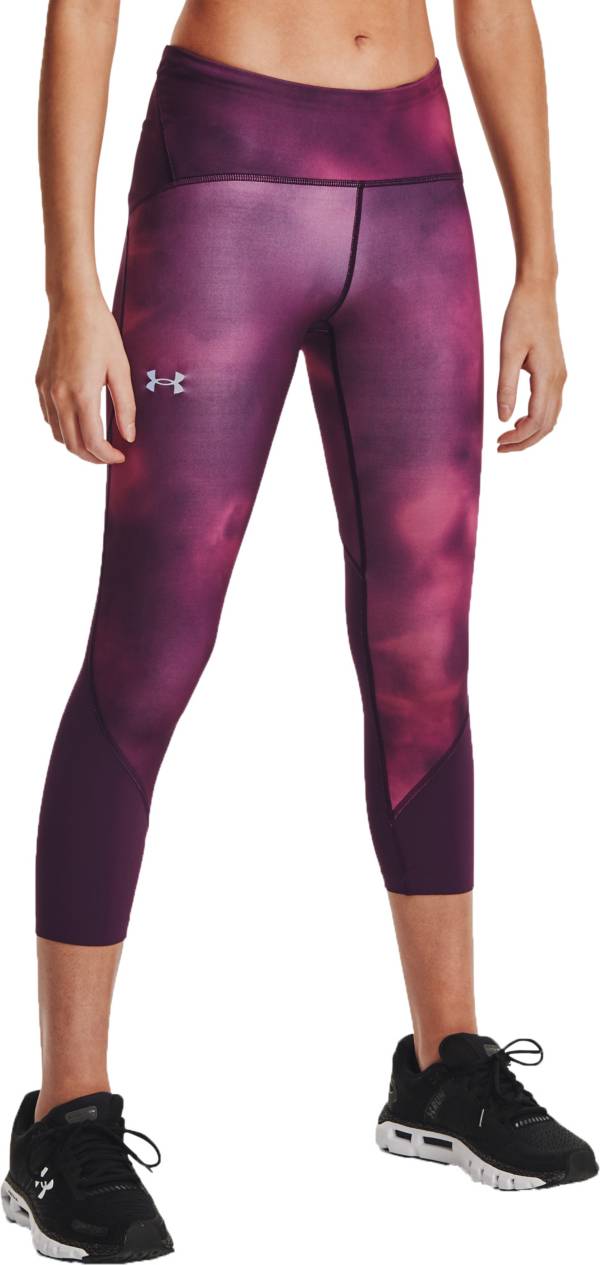 Under Armour Women's HeatGear Fly Fast Printed Crop Leggings product image