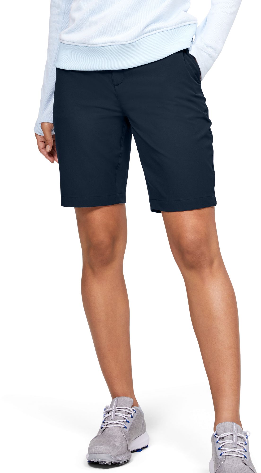 under armour blue golf shorts