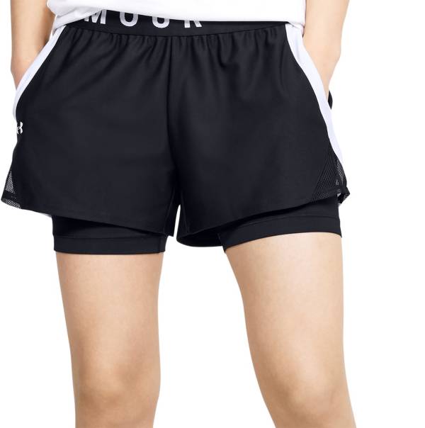 Under Armour Women's UA Play Up 2.0 Shorts XS Black at  Women's  Clothing store
