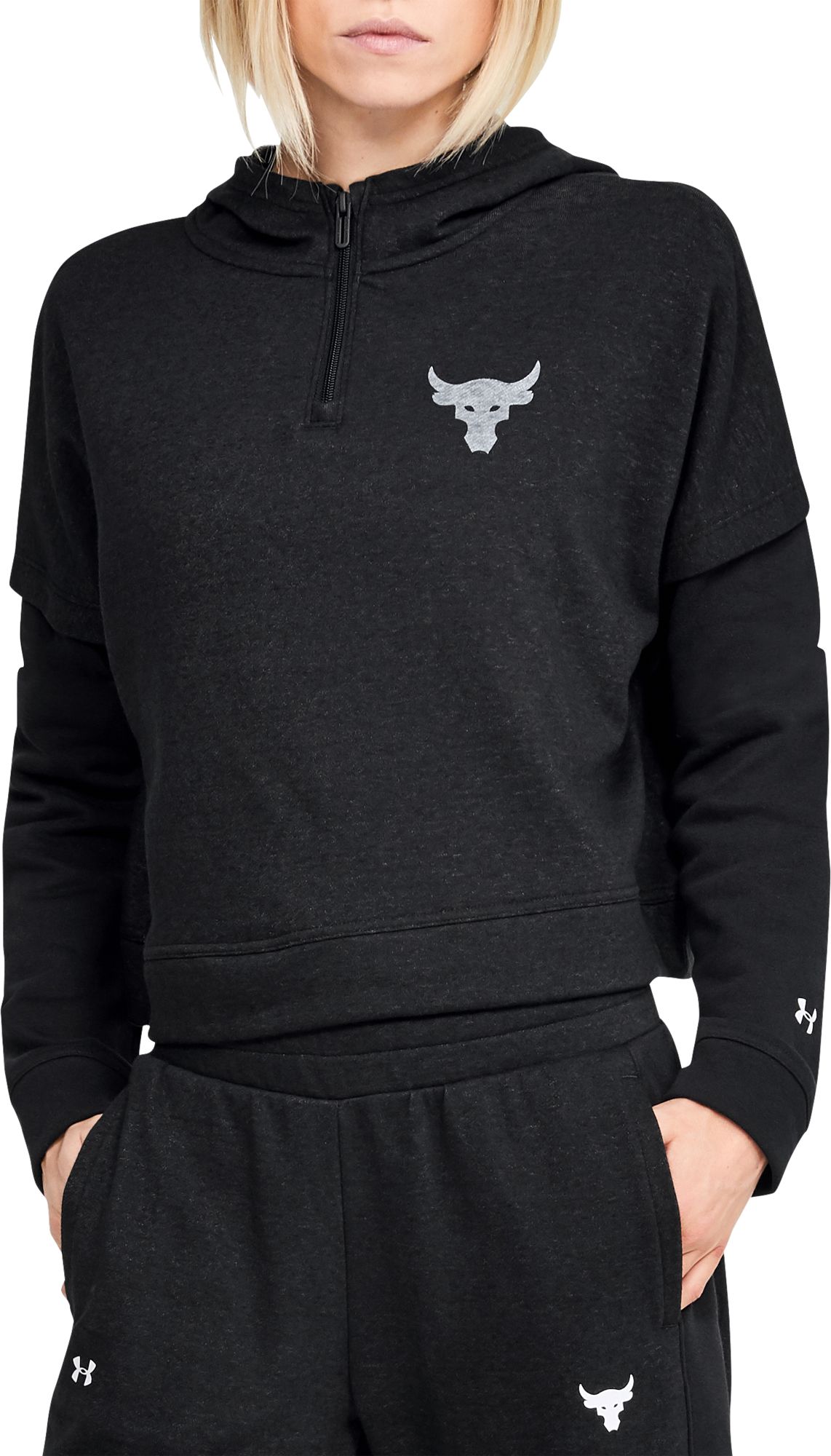 the rock under armour hoodie