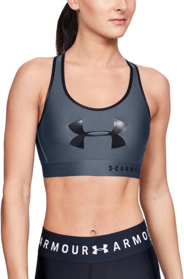 Under Armour Women's Armour Keyhole Graphic Medium-Impact Sports Bra