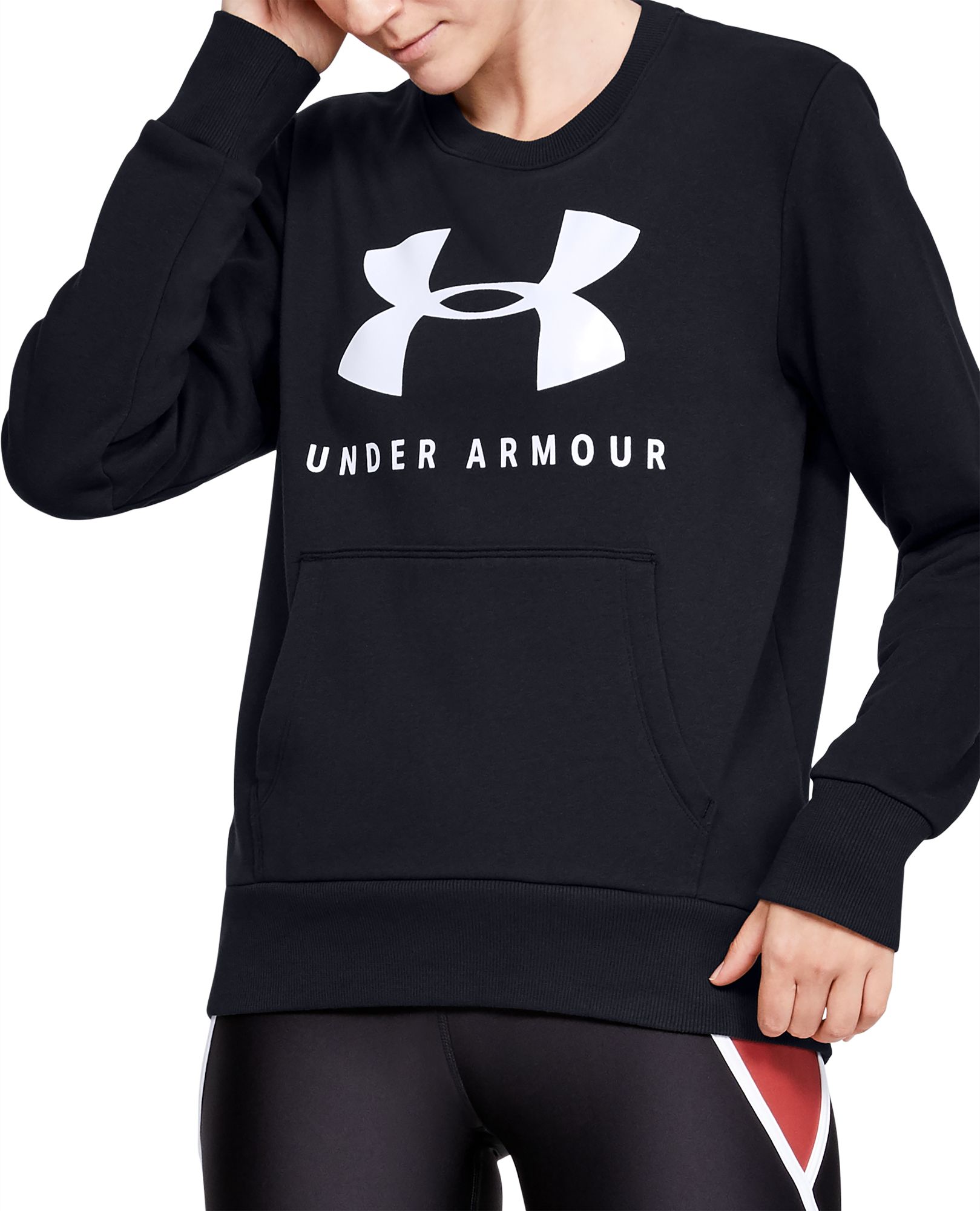 under armour hoodless sweatshirts