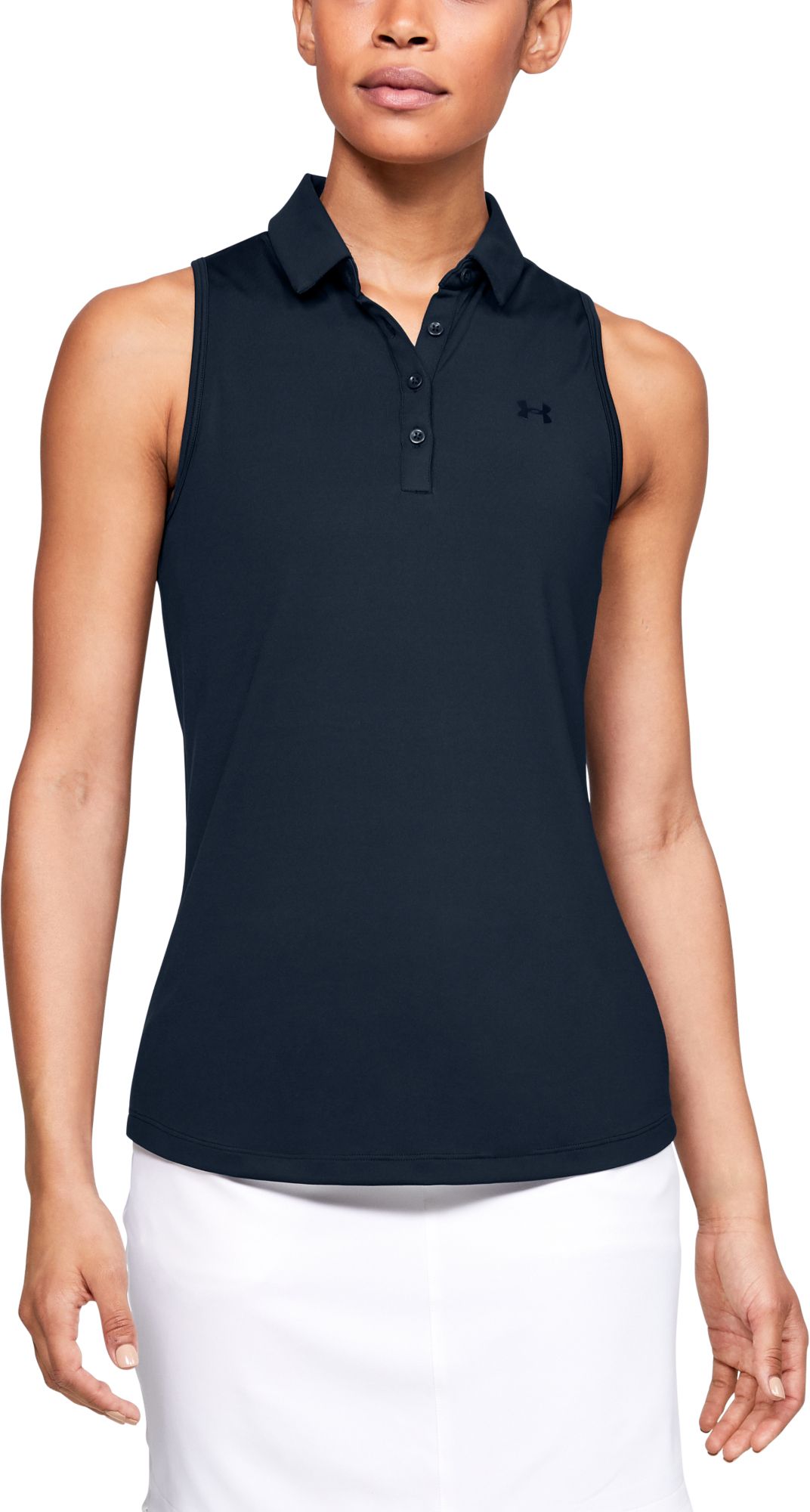 under armour sleeveless golf top