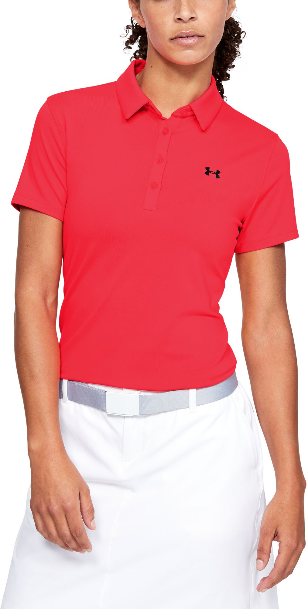 women's under armour zinger short sleeve golf polo