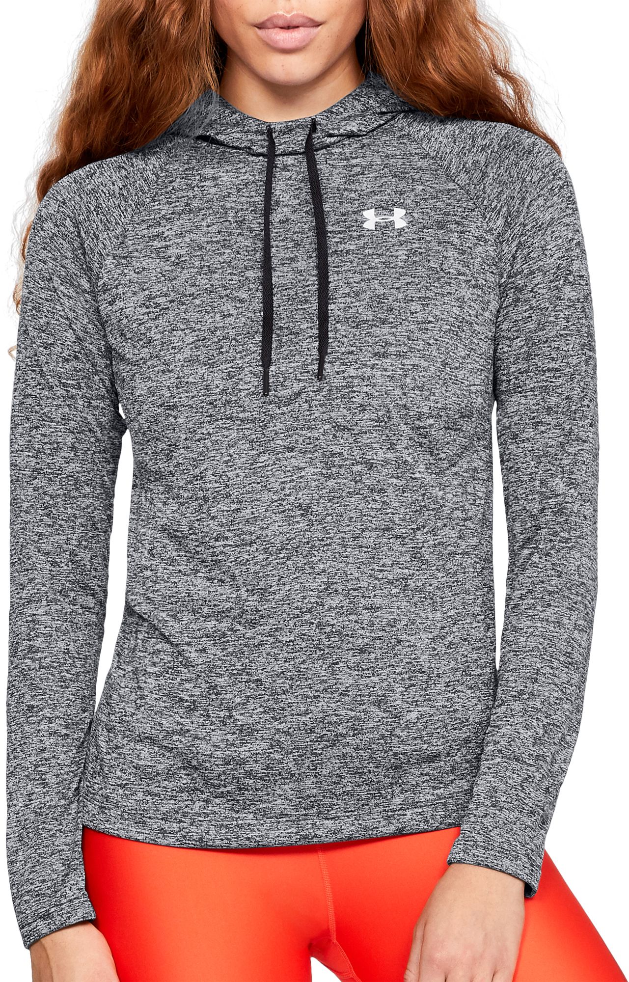 black and orange under armour hoodie