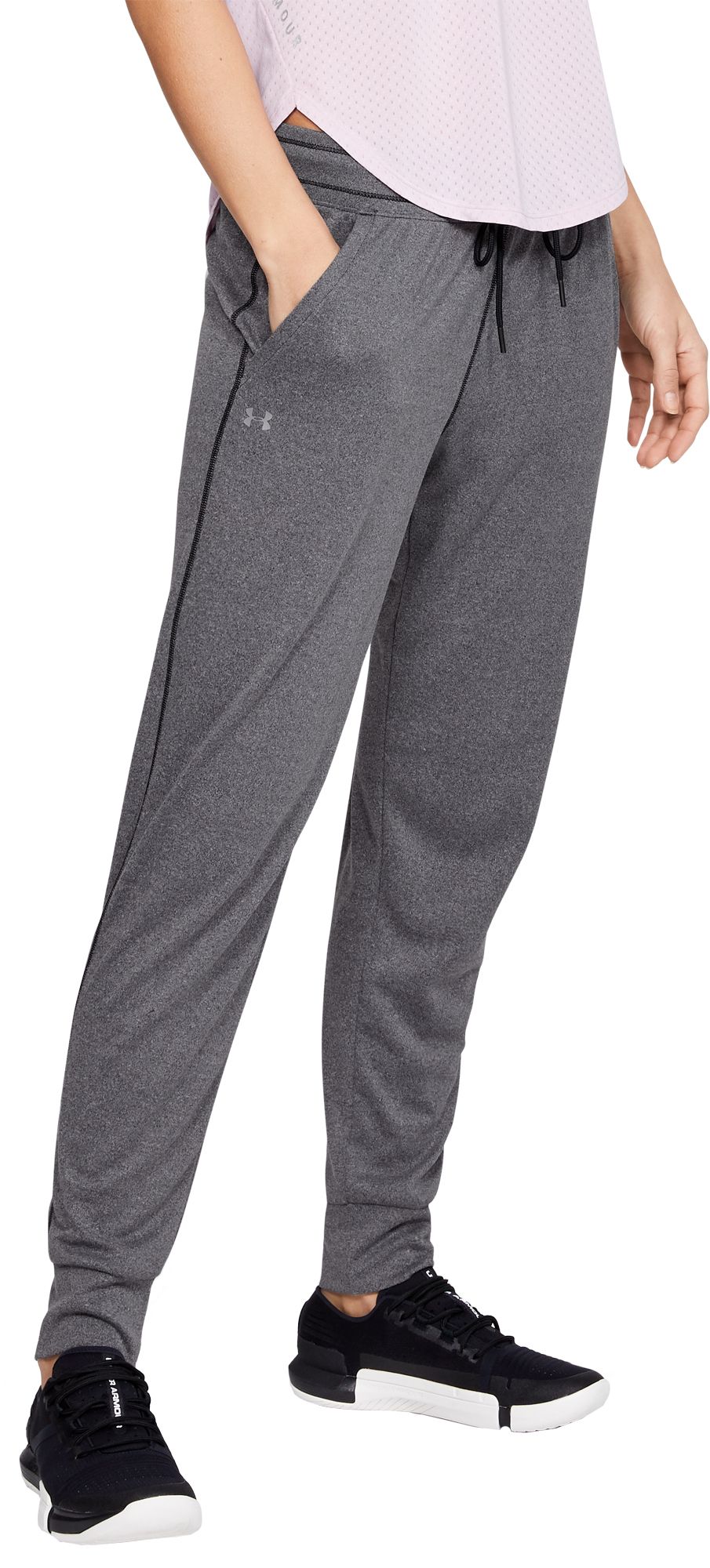 Lady's grey 3/4 length jog pants by UNDER ARMOUR Large BNWT 