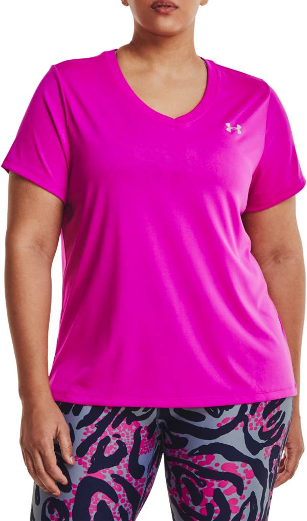 Under Armour Women's Tech Solid V-Neck T-Shirt