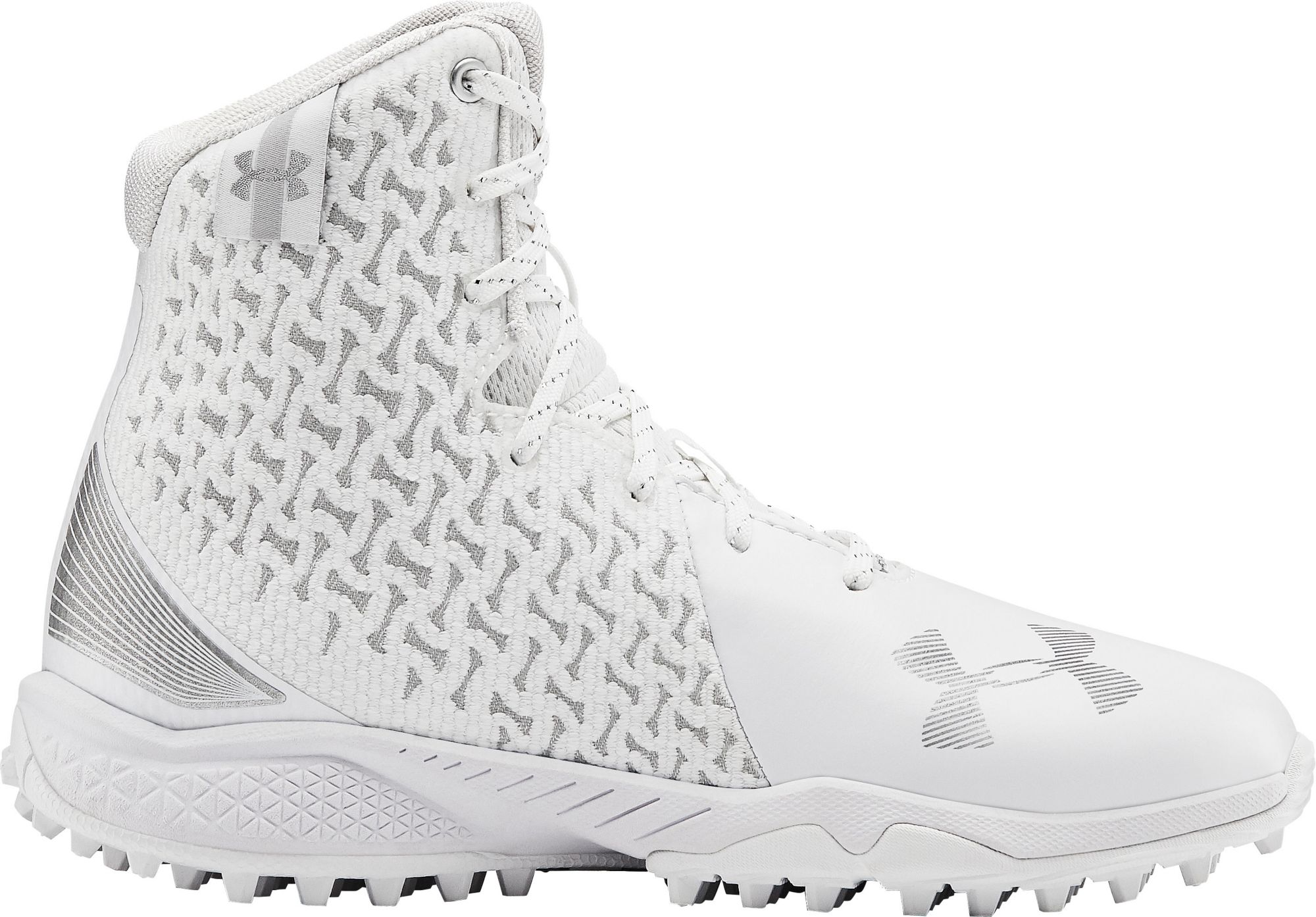 under armour high top turf shoes