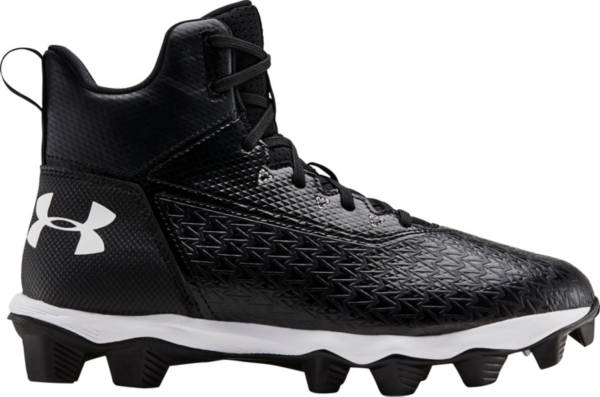 under armour black and gold football cleats