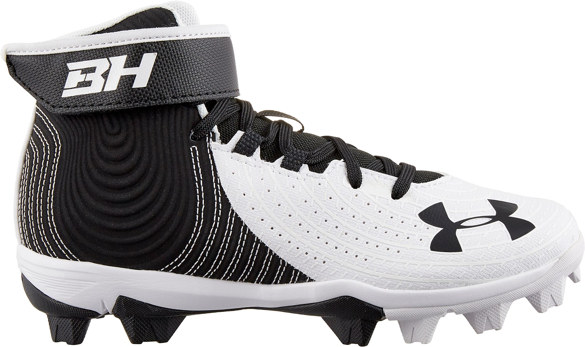 harper red white and blue cleats