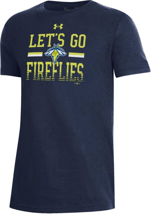 Under Armour Youth Columbia Fireflies Navy Performance T-Shirt