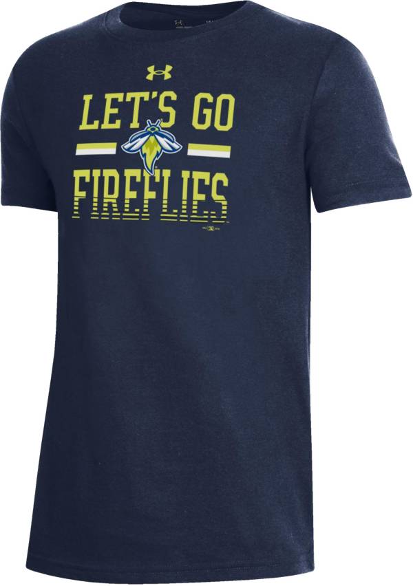 Under Armour Youth Columbia Fireflies Navy Performance T-Shirt