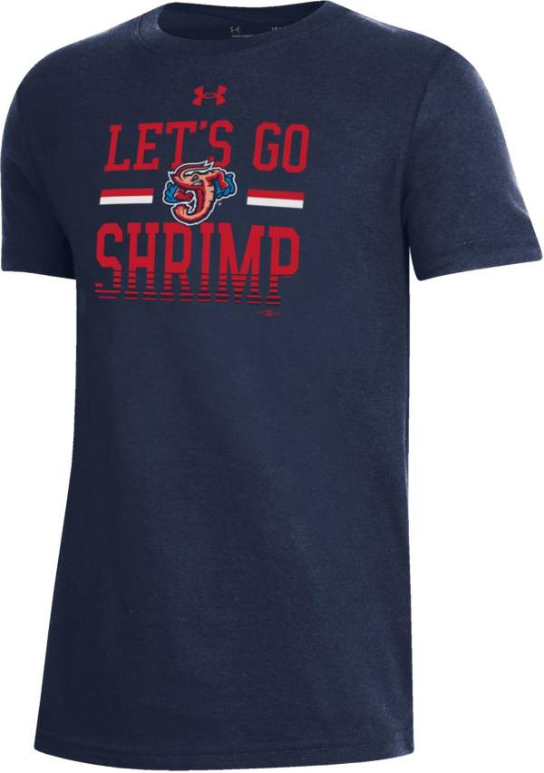 Under Armour Youth Jacksonville Jumbo Shrimp Navy Performance T-Shirt