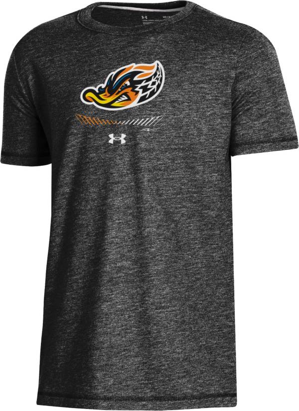 Under Armour Youth Akron Rubberducks Black Tri-Blend Performance T-Shirt