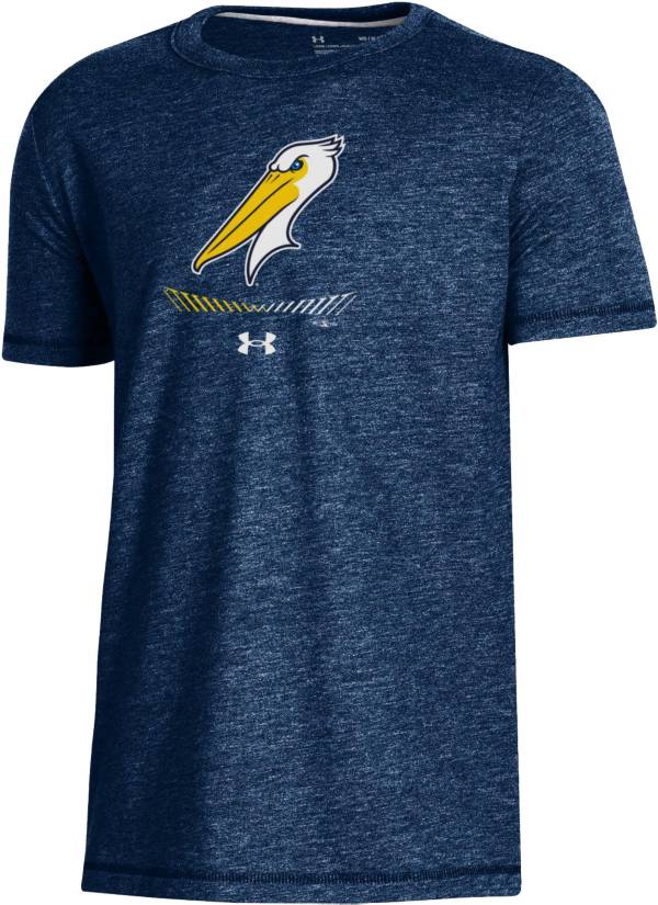 Under Armour Youth Myrtle Beach Pelicans Black Tri-Blend Performance T-Shirt