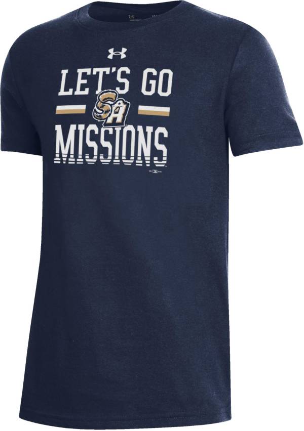 Under Armour Youth San Antonio Missions Navy Performance T-Shirt