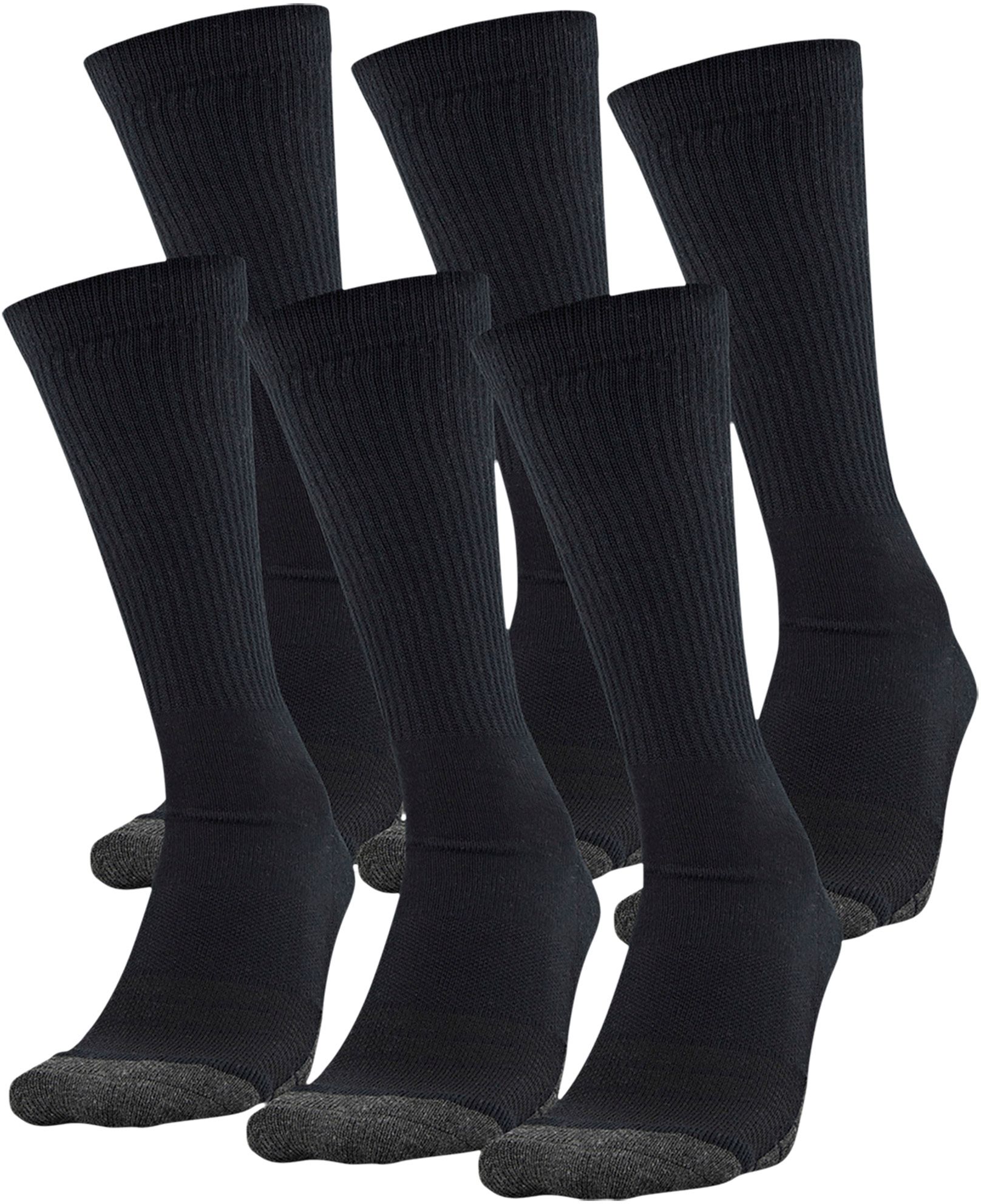 Under Armour Youth Performance Tech Crew Socks 6 Pack product image