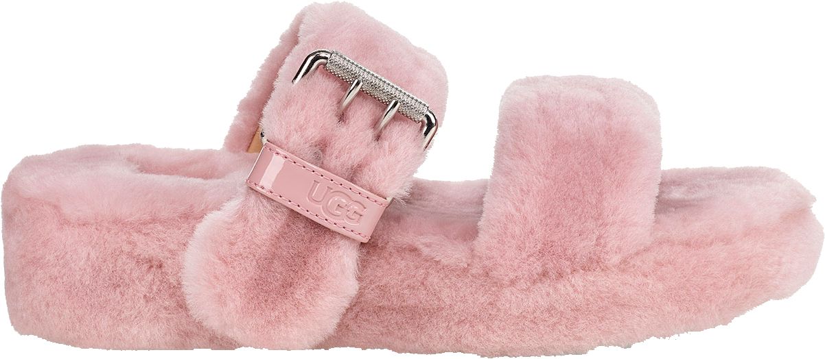 ugg fuzz yeah slide pink