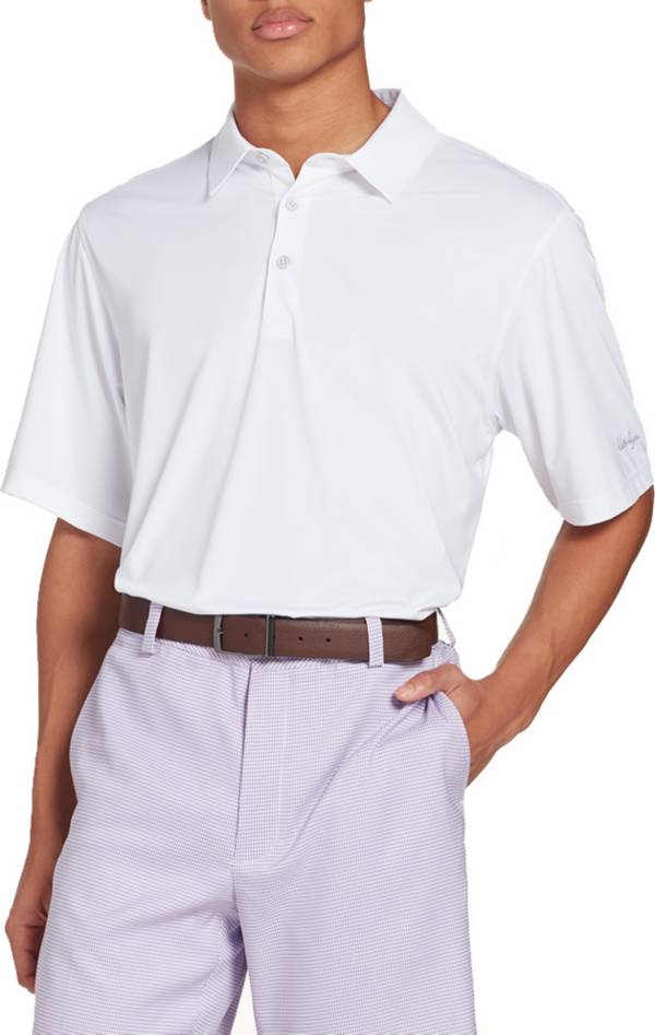 Walter Hagen Men's 11 Majors Solid Golf Polo