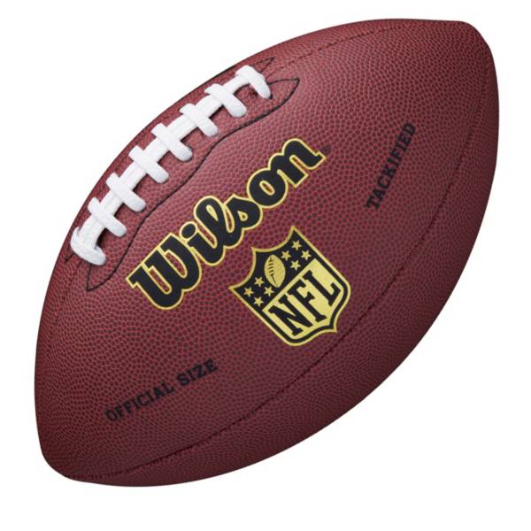 : Wilson NFL Super Grip Composite Football - Junior Size,  Black/Gold : Sports & Outdoors